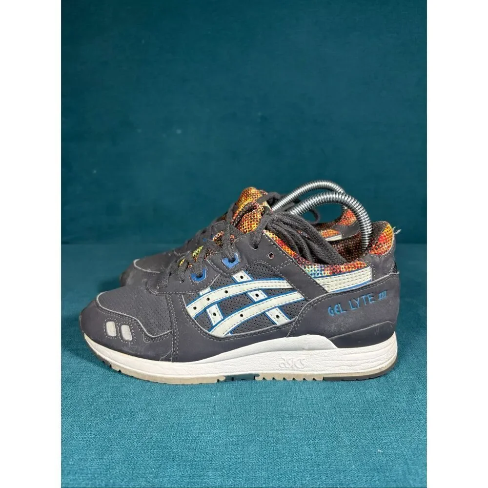 ASICS Gel Lyte III H499Y Women’s Size 7.5 Grey Blue Casual Sneakers Retro Runnin